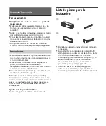 Preview for 125 page of Sony DSX-A210UI Operating Instructions Manual