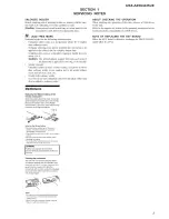 Preview for 3 page of Sony DSX-A35U Service Manual