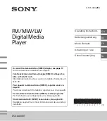 Sony DSX-A400BT Operating Instructions Manual preview