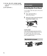 Предварительный просмотр 6 страницы Sony DSX-A40UI Operating Instructions Manual