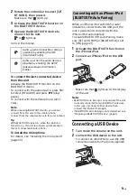 Предварительный просмотр 9 страницы Sony DSX-A416BT Operating Instructions Manual