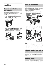 Предварительный просмотр 34 страницы Sony DSX-A416BT Operating Instructions Manual