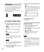 Предварительный просмотр 20 страницы Sony DSX-A50BT Operating Instructions Manual