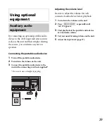 Предварительный просмотр 29 страницы Sony DSX-A50BT Operating Instructions Manual