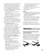 Предварительный просмотр 31 страницы Sony DSX-A50BT Operating Instructions Manual