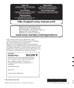 Предварительный просмотр 224 страницы Sony DSX-A50BT Operating Instructions Manual