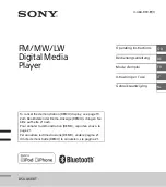 Sony DSX-A60BT Operating Instructions Manual предпросмотр