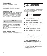 Предварительный просмотр 14 страницы Sony DSX-A60BT Operating Instructions Manual