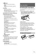 Preview for 5 page of Sony DSX-B41D Operating Instructions Manual