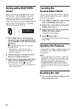 Preview for 6 page of Sony DSX-B41D Operating Instructions Manual