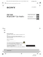 Sony DSX-B700W Operating Instructions Manual предпросмотр