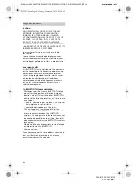 Preview for 4 page of Sony DSX-B700W Operating Instructions Manual