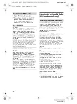 Preview for 12 page of Sony DSX-B700W Operating Instructions Manual