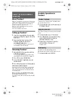 Preview for 16 page of Sony DSX-B700W Operating Instructions Manual