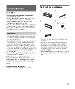 Preview for 33 page of Sony DSX-M5511BT Owner'S Record