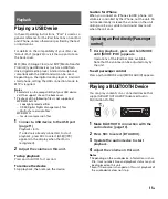 Preview for 15 page of Sony DSX-M55BT Operating Instructions Manual