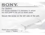 Предварительный просмотр 156 страницы Sony DSX-M80 Operating Instructions Manual