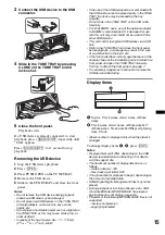 Предварительный просмотр 15 страницы Sony DSX-MS60 Operating Instructions Manual