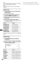 Preview for 18 page of Sony DSX-MS60 Operating Instructions Manual