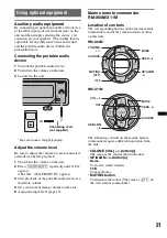 Preview for 21 page of Sony DSX-MS60 Operating Instructions Manual