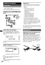 Предварительный просмотр 22 страницы Sony DSX-MS60 Operating Instructions Manual