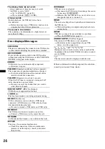 Preview for 26 page of Sony DSX-MS60 Operating Instructions Manual