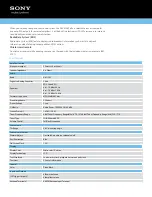 Preview for 2 page of Sony DSX-MS60 Specifications