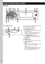 Предварительный просмотр 8 страницы Sony DSX-S100 Operating Instructions Manual