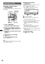 Предварительный просмотр 10 страницы Sony DSX-S100 Operating Instructions Manual