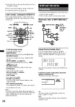 Предварительный просмотр 20 страницы Sony DSX-S100 Operating Instructions Manual