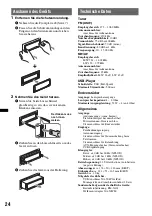 Предварительный просмотр 48 страницы Sony DSX-S100 Operating Instructions Manual