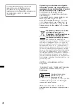 Предварительный просмотр 104 страницы Sony DSX-S100 Operating Instructions Manual