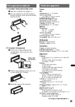 Предварительный просмотр 125 страницы Sony DSX-S100 Operating Instructions Manual