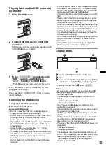 Предварительный просмотр 15 страницы Sony DSX-S200X - Fm/am Digital Media Player Operating Instructions Manual