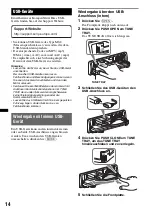 Предварительный просмотр 46 страницы Sony DSX-S200X - Fm/am Digital Media Player Operating Instructions Manual