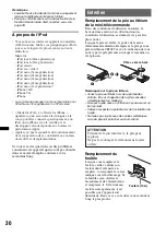 Предварительный просмотр 98 страницы Sony DSX-S200X - Fm/am Digital Media Player Operating Instructions Manual