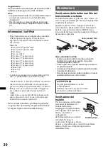 Предварительный просмотр 132 страницы Sony DSX-S200X - Fm/am Digital Media Player Operating Instructions Manual