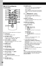 Предварительный просмотр 10 страницы Sony DSX-S210X Operating Instructions Manual