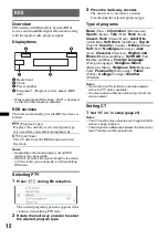 Предварительный просмотр 12 страницы Sony DSX-S210X Operating Instructions Manual