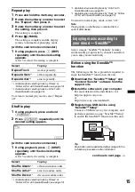 Предварительный просмотр 15 страницы Sony DSX-S210X Operating Instructions Manual