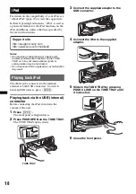 Предварительный просмотр 18 страницы Sony DSX-S210X Operating Instructions Manual