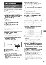 Предварительный просмотр 23 страницы Sony DSX-S210X Operating Instructions Manual