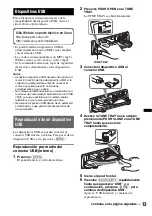 Предварительный просмотр 47 страницы Sony DSX-S210X Operating Instructions Manual