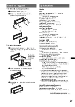 Preview for 151 page of Sony DSX-S300BTX Operating Instructions Manual