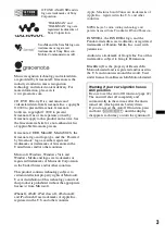 Preview for 3 page of Sony DSX-S310BTX Operating Instructions Manual