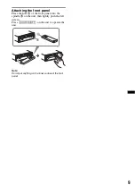 Preview for 9 page of Sony DSX-S310BTX Operating Instructions Manual