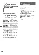 Preview for 28 page of Sony DSX-S310BTX Operating Instructions Manual