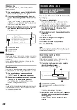 Preview for 30 page of Sony DSX-S310BTX Operating Instructions Manual