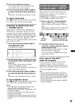 Preview for 31 page of Sony DSX-S310BTX Operating Instructions Manual