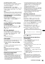 Preview for 35 page of Sony DSX-S310BTX Operating Instructions Manual